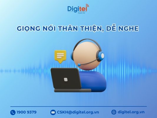 Giọng nói thân thiện, dễ nghe trong cuộc gọi tự động